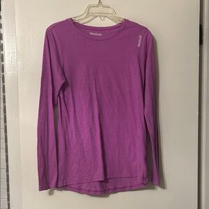 Reebok Vibrant Purple Long Sleeve Top